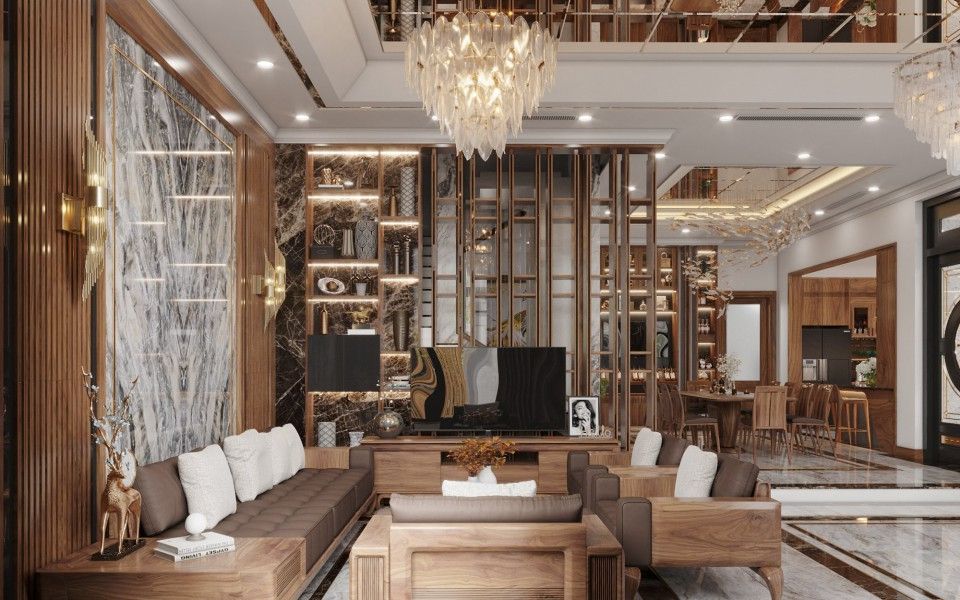 Thiết kế nội thất biệt thự