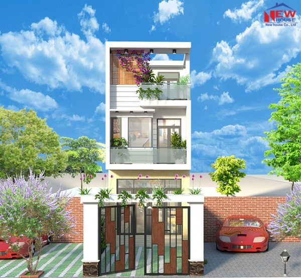 Thiết kế nhà phố 3 tầng 