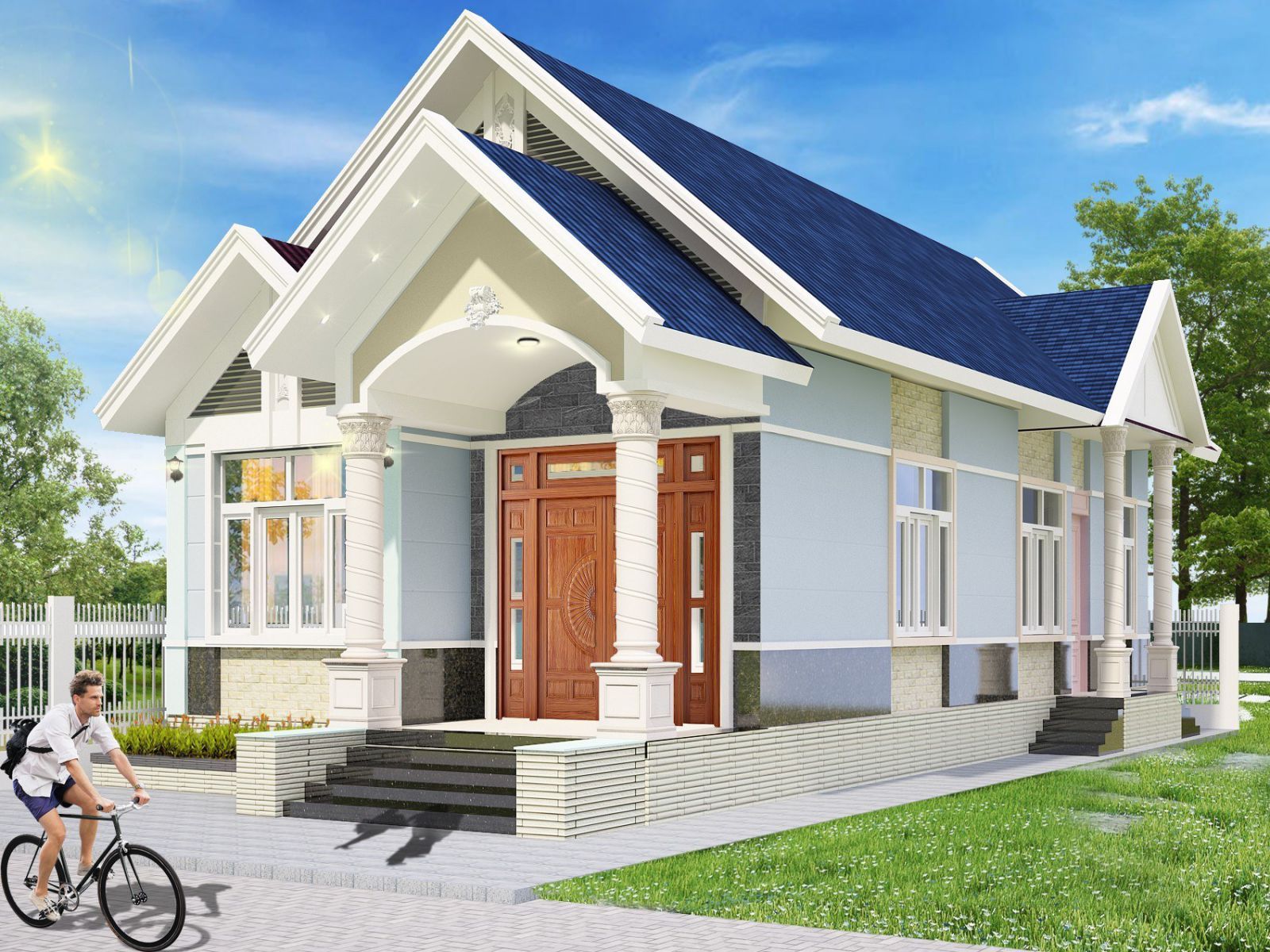 NHÀ CẤP 4 MÁI THÁI