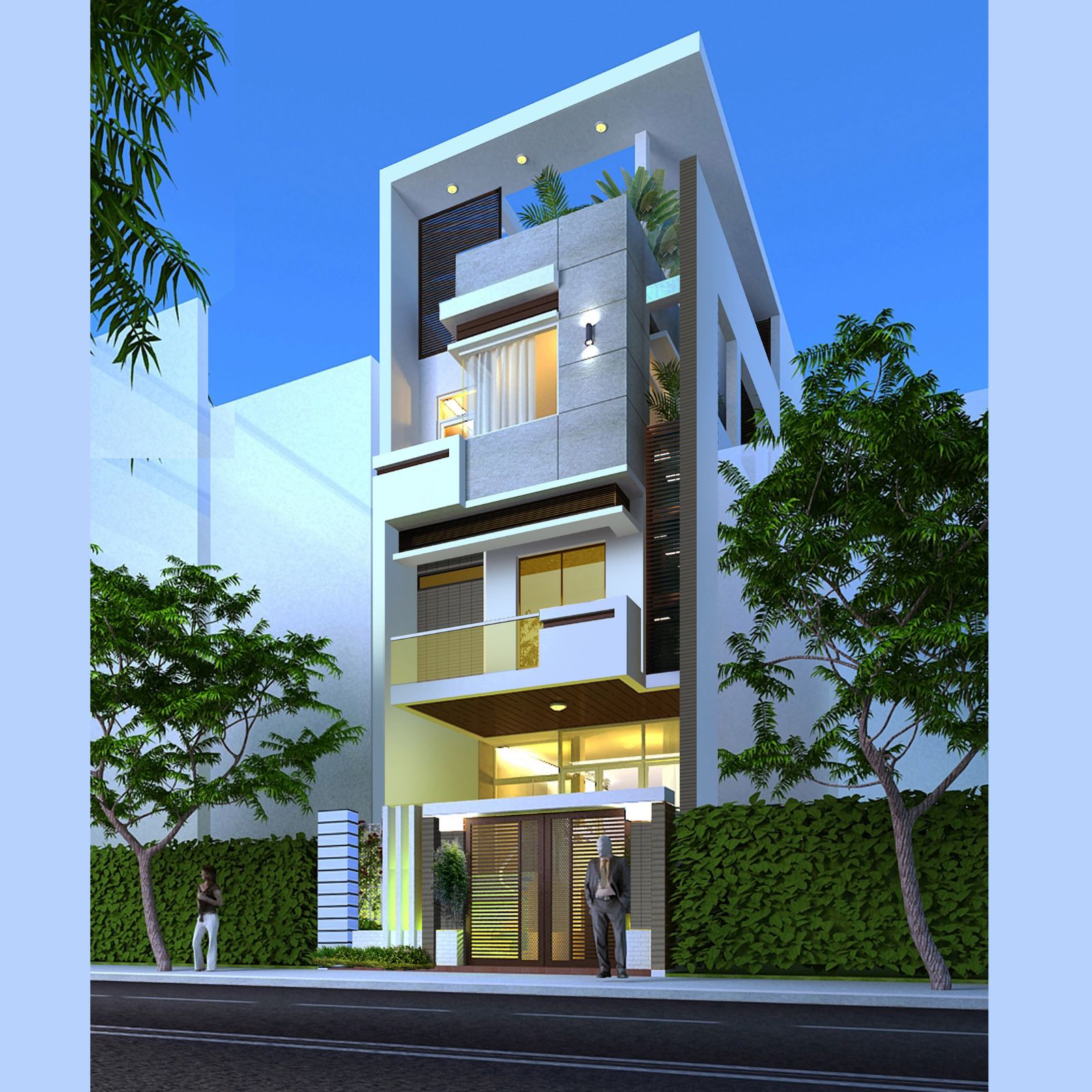Thiết kế nhà phố 