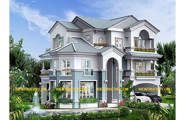 Thiết kế biệt thự 3 tầng