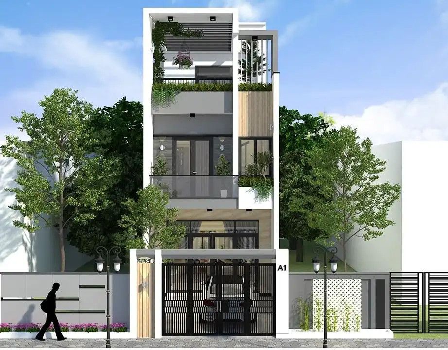 Thiết kế kiến trúc nhà phố