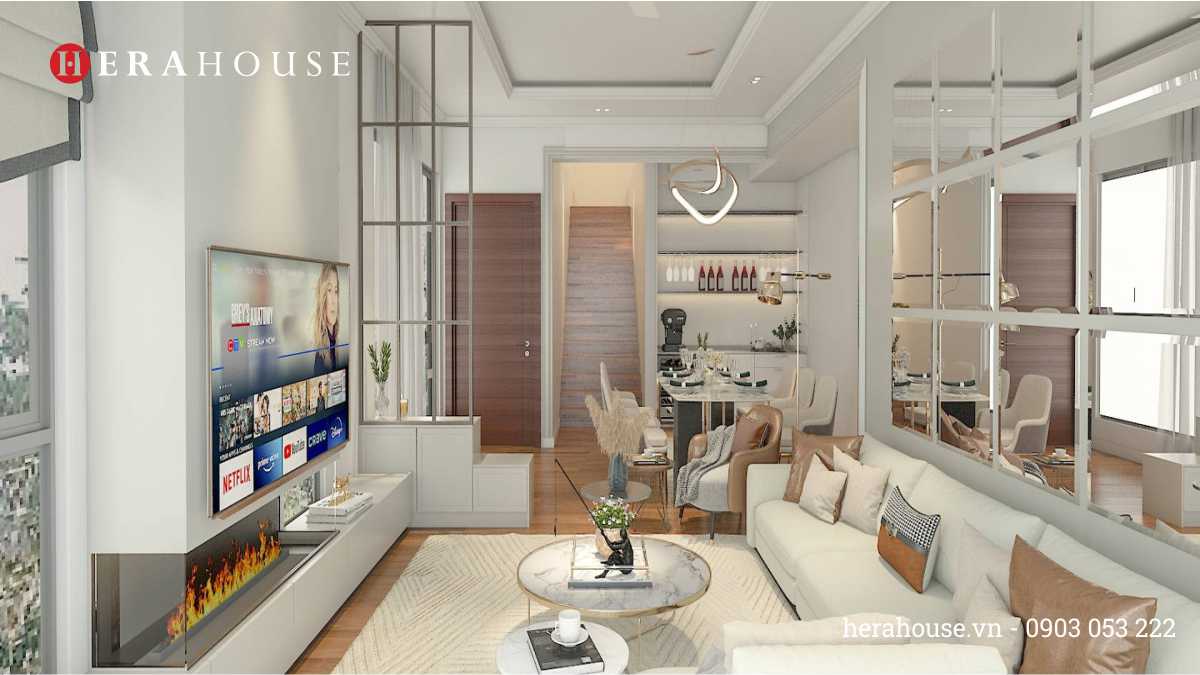 Thiết kế nội thất nhà phố