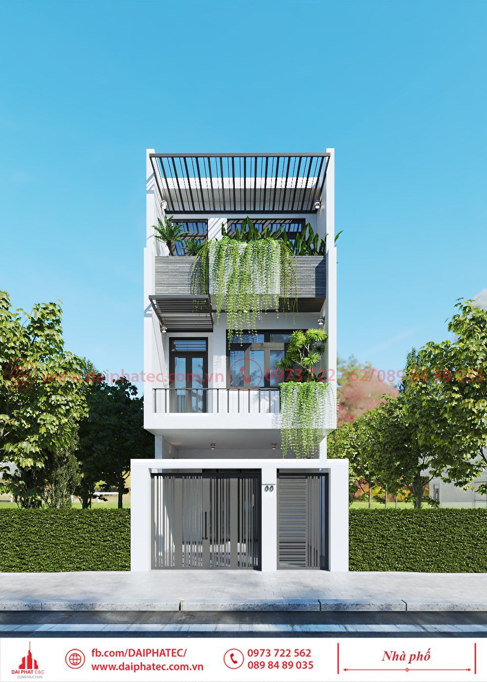 Thiết kế kiến trúc nhà phố