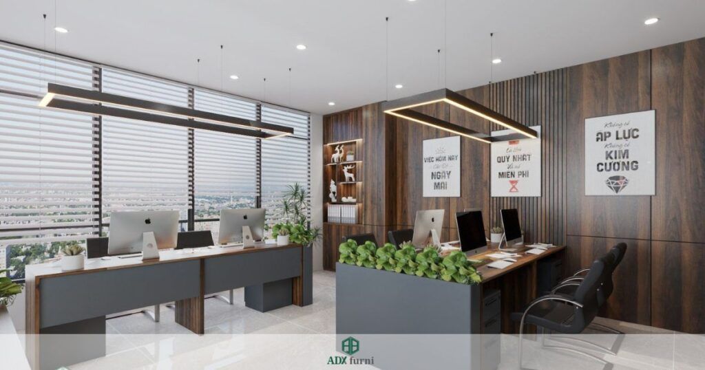 Thiết kế văn phòng Greentech 