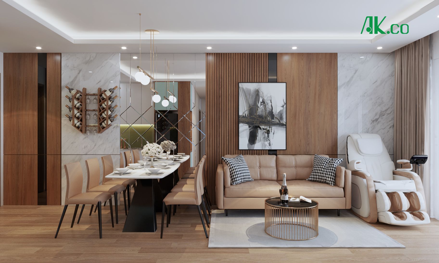 Thiết kế nội thất căn hộ Lavita Charm 