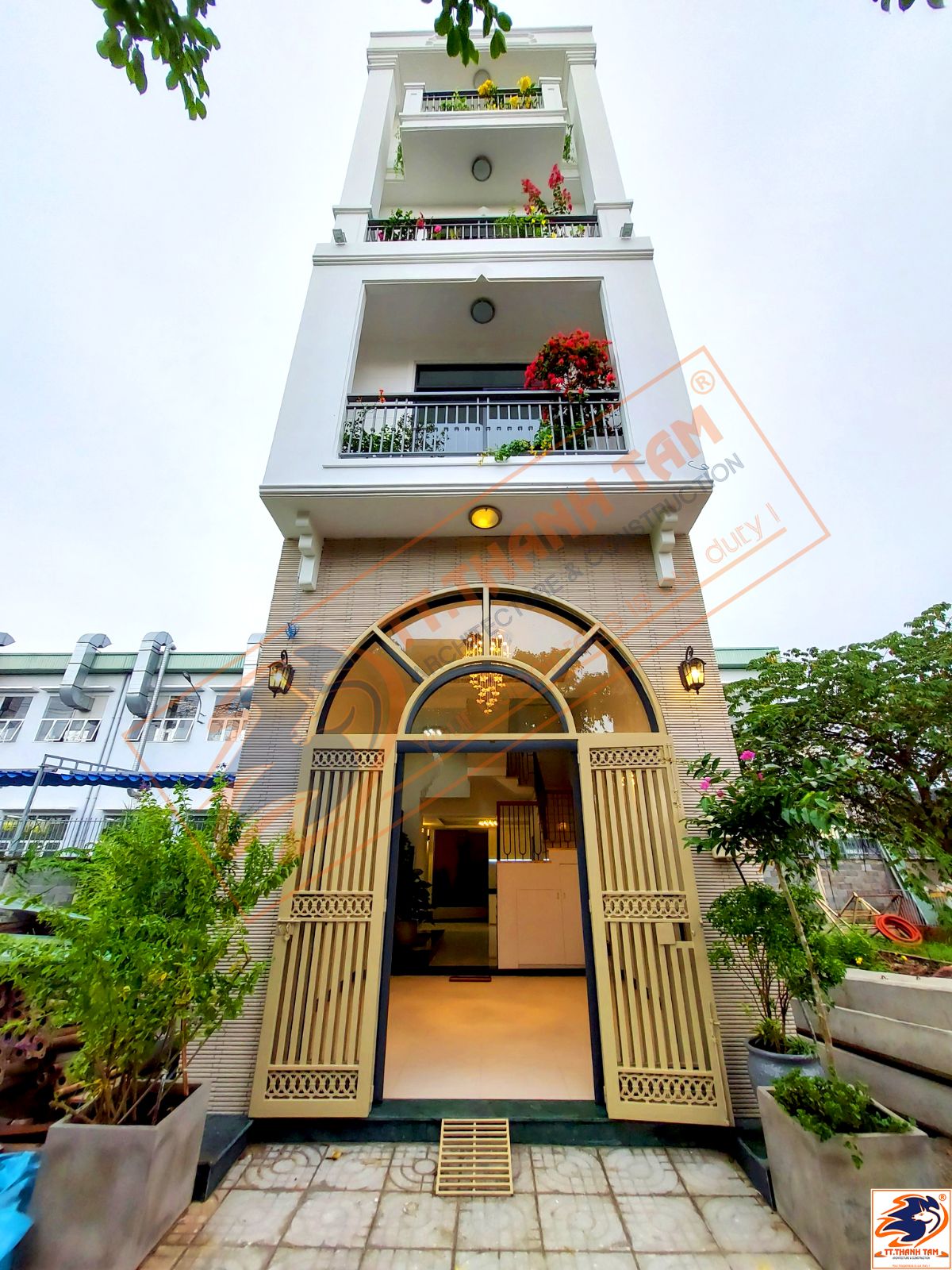 Thiết kế thi công nhà phố