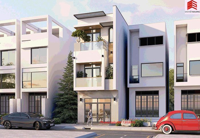 Thiết kế nhà phố liền kề