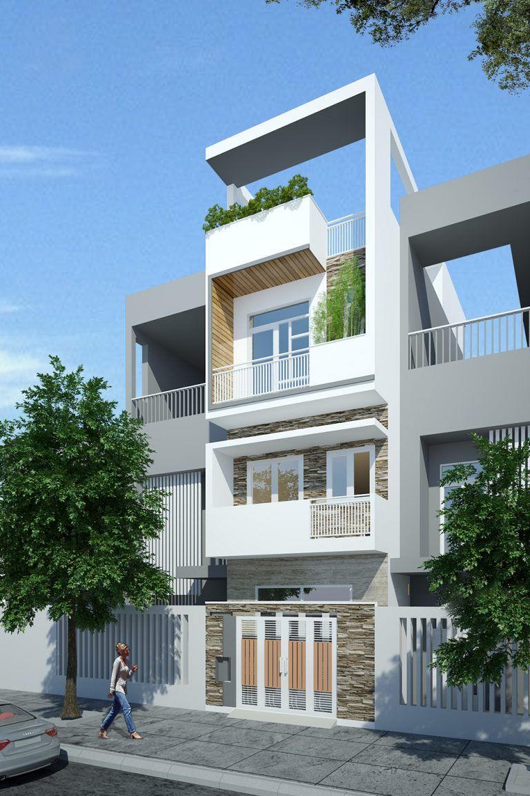 Thiết kế kiến trúc nhà phố