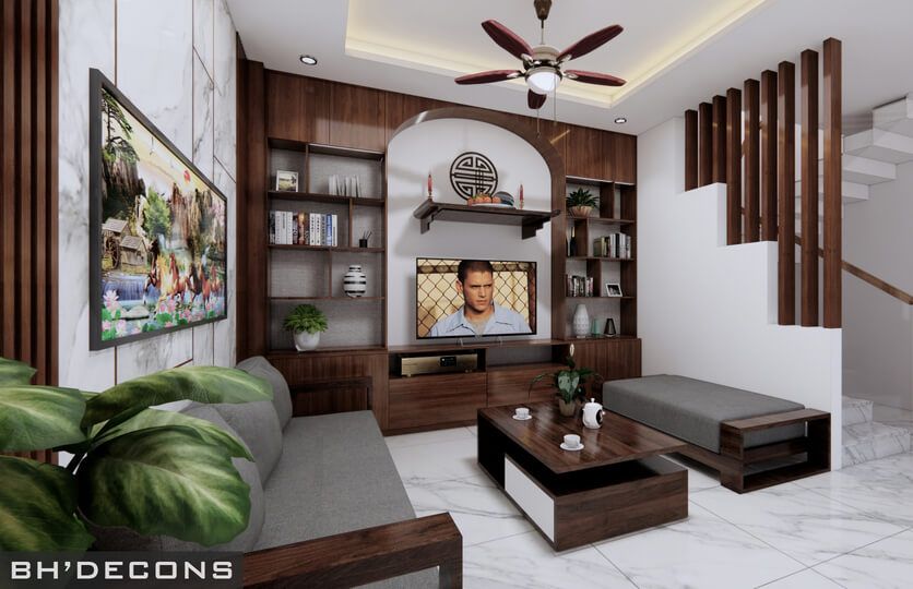 Thiết kế nội thất nhà phố 