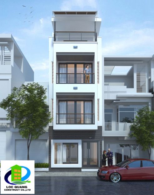 Thiết kế kiến trúc nhà phố