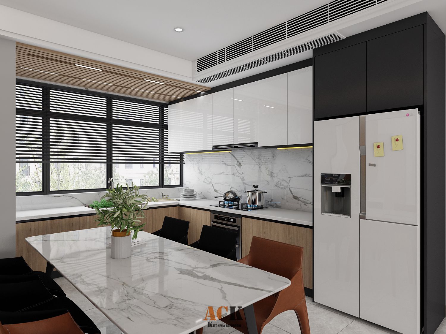 Thiết kế nội thất phòng bếp