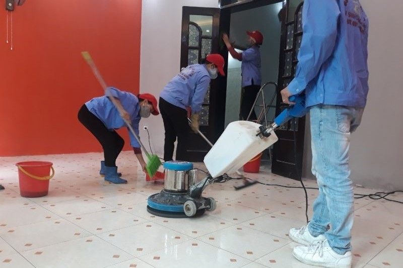 Vệ sinh sau xây dựng