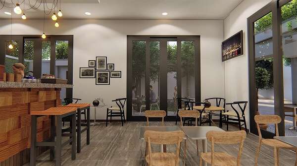Thiết kế thi công quán cafe