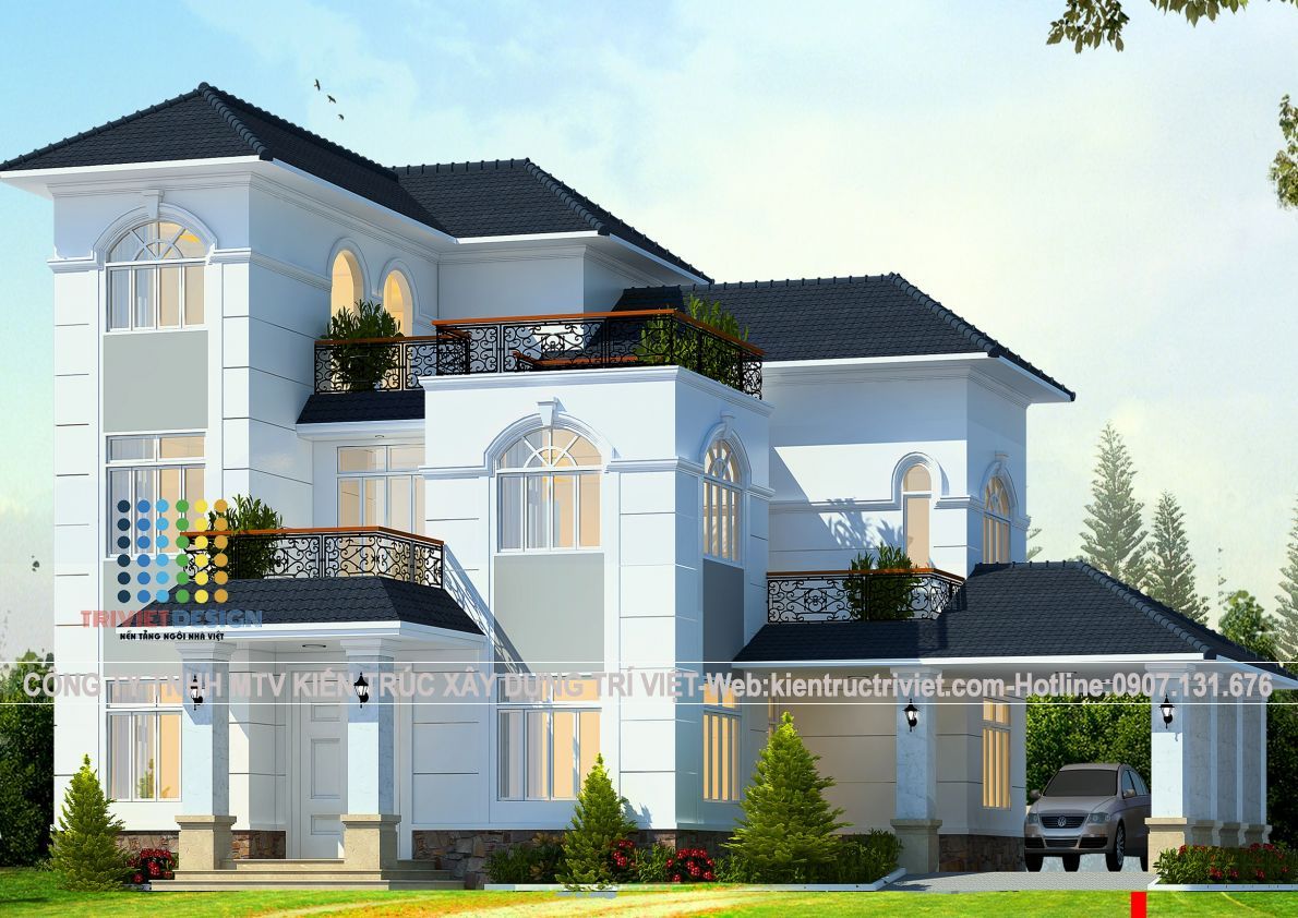 Thiết kế kiến trúc biệt thự
