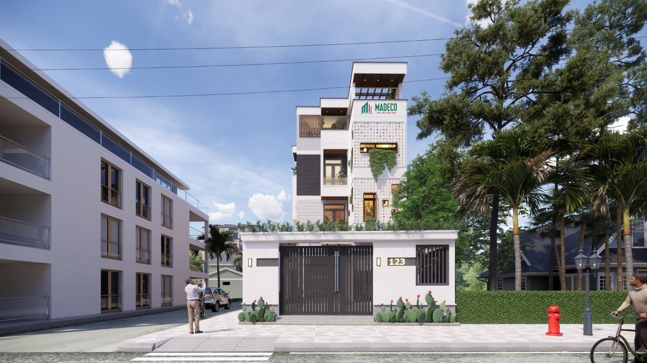 Thiết kế kiến trúc nhà phố
