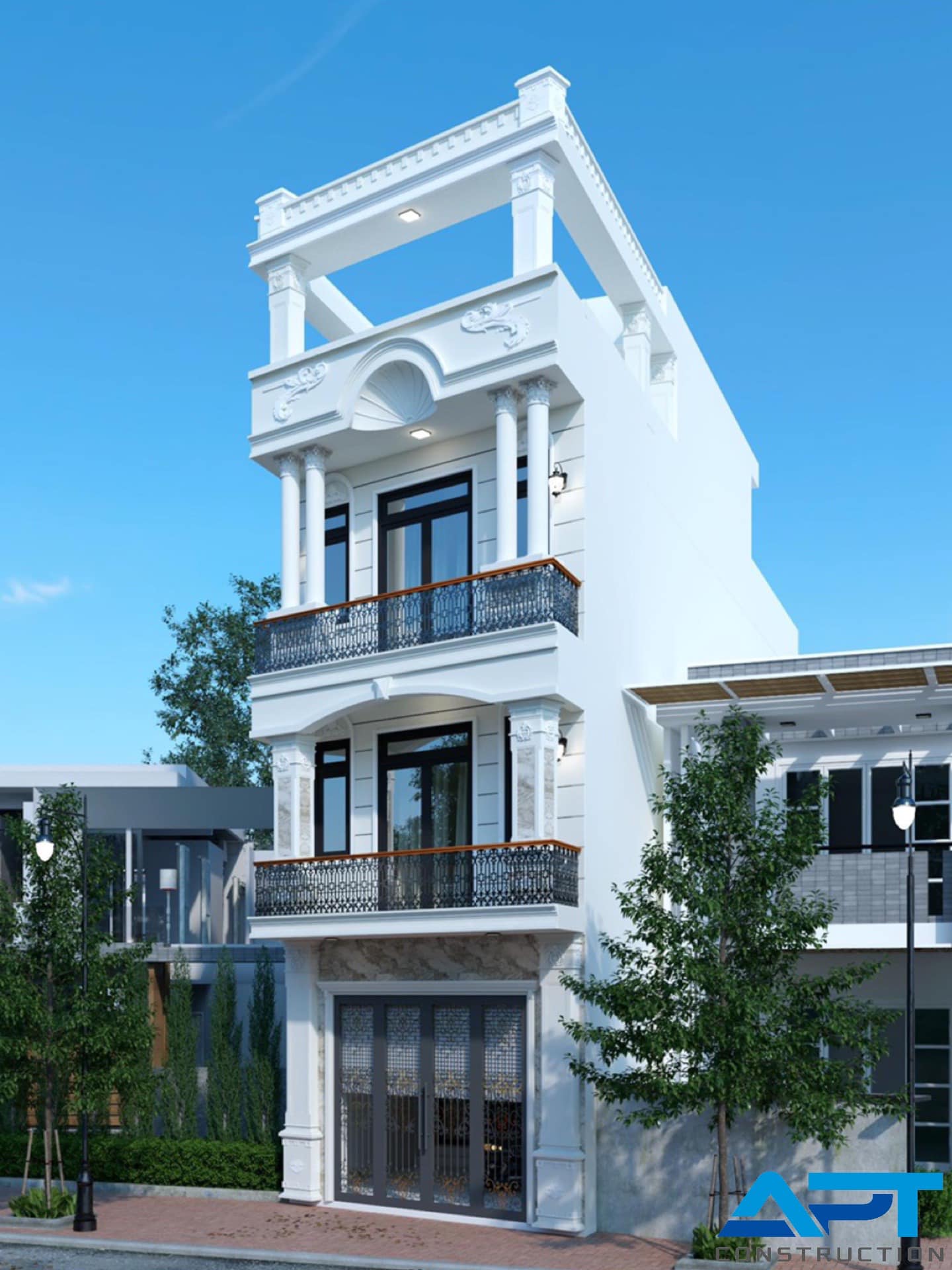 Thiết kế kiến trúc nhà phố