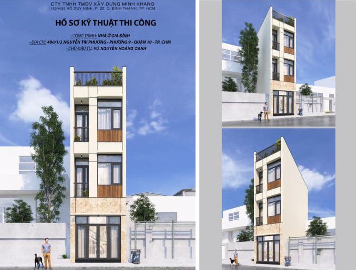 Thiết kế thi công nhà phố