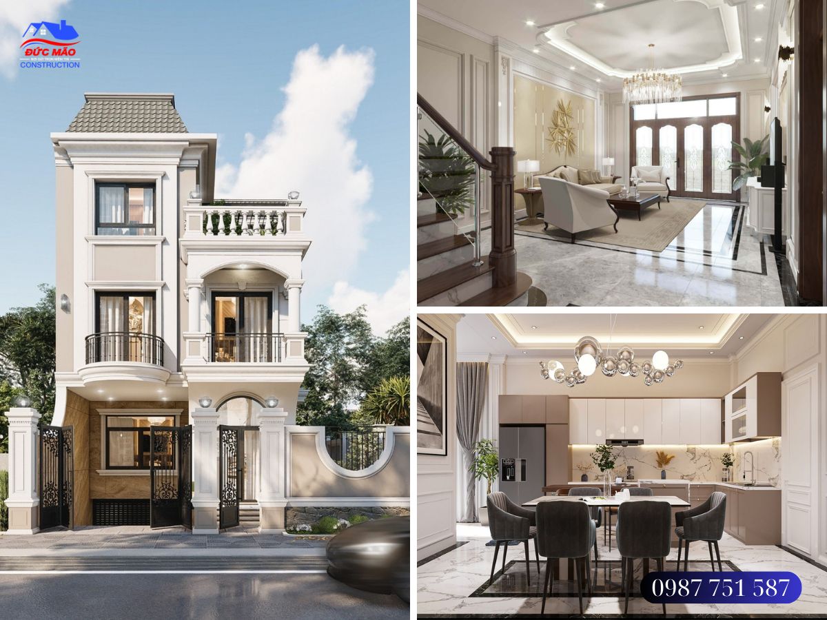 Thiết kế thi công nhà phố