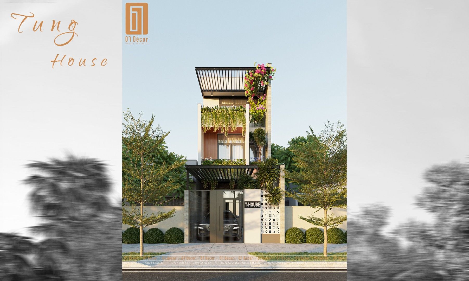 Thiết kế kiến trúc nhà phố