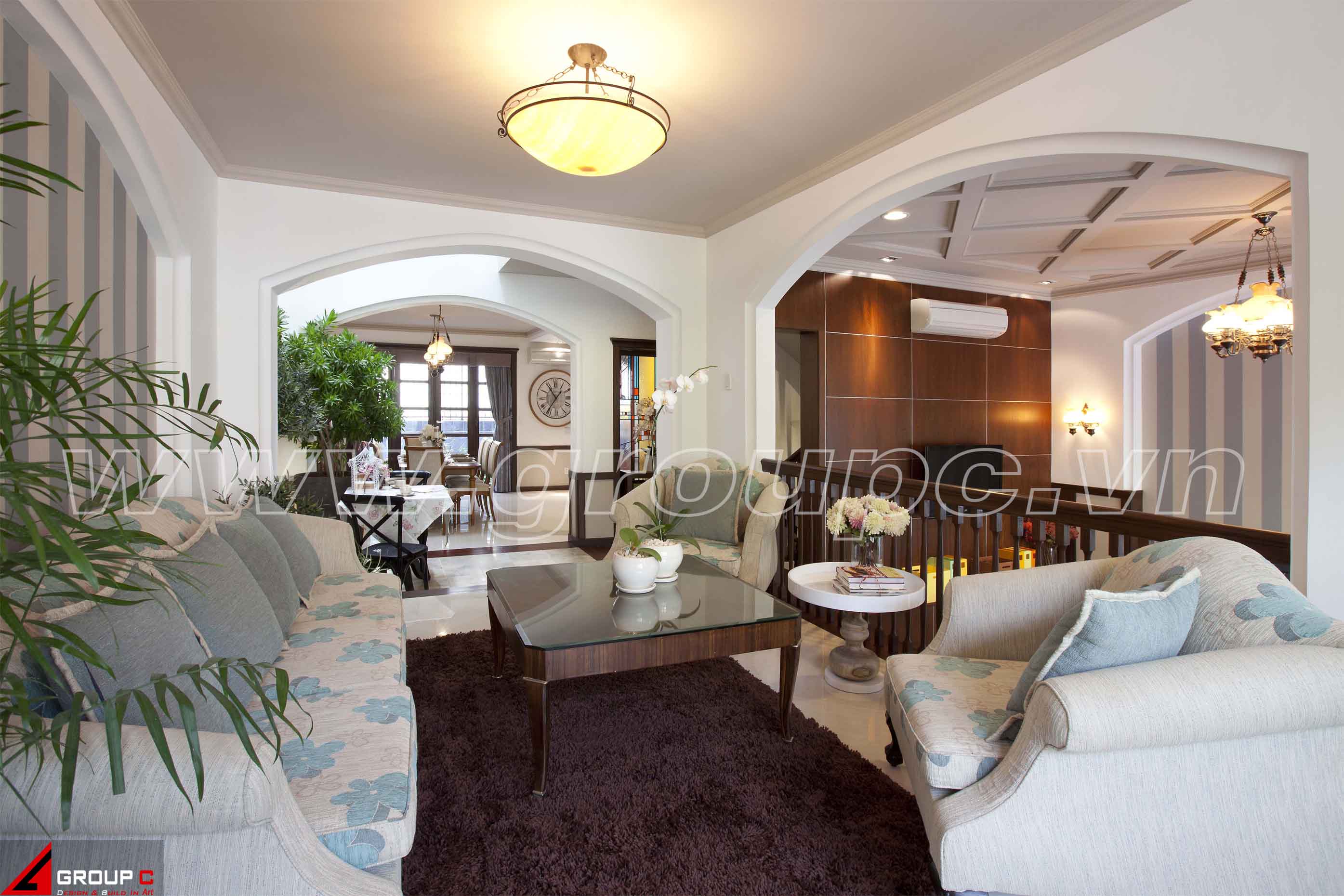 Thiết kế nội thất biệt thự