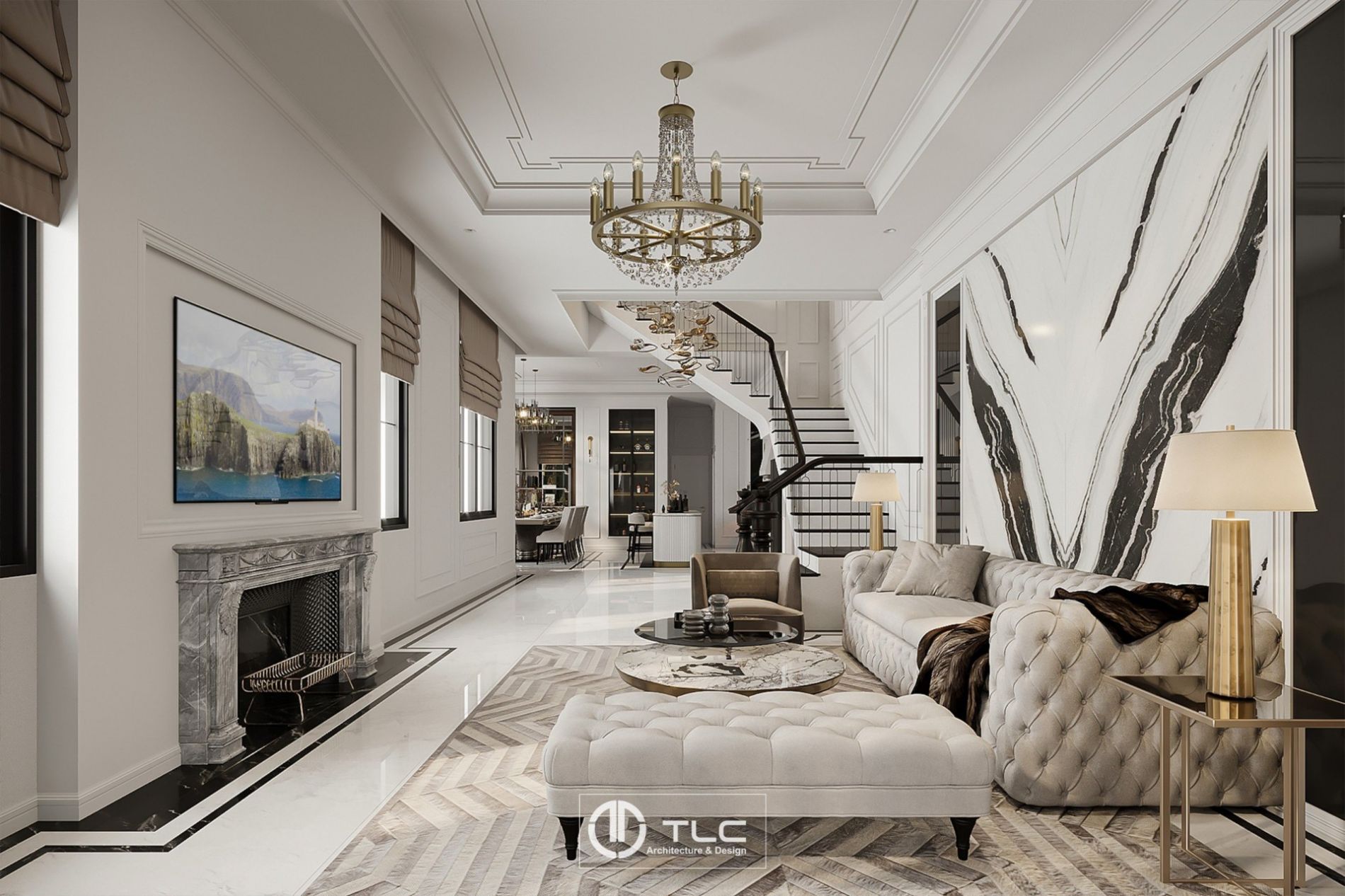 Thiết kế nội thất biệt thự