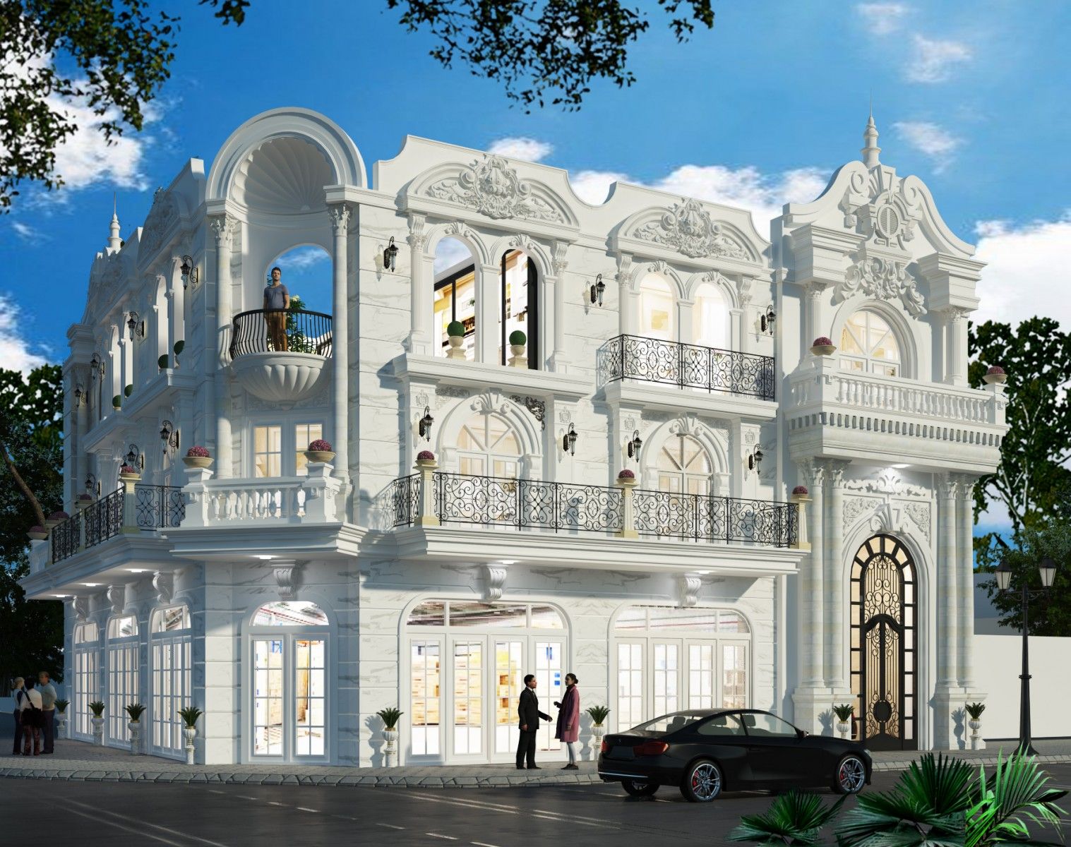 Thiết kế biệt thự cổ điển