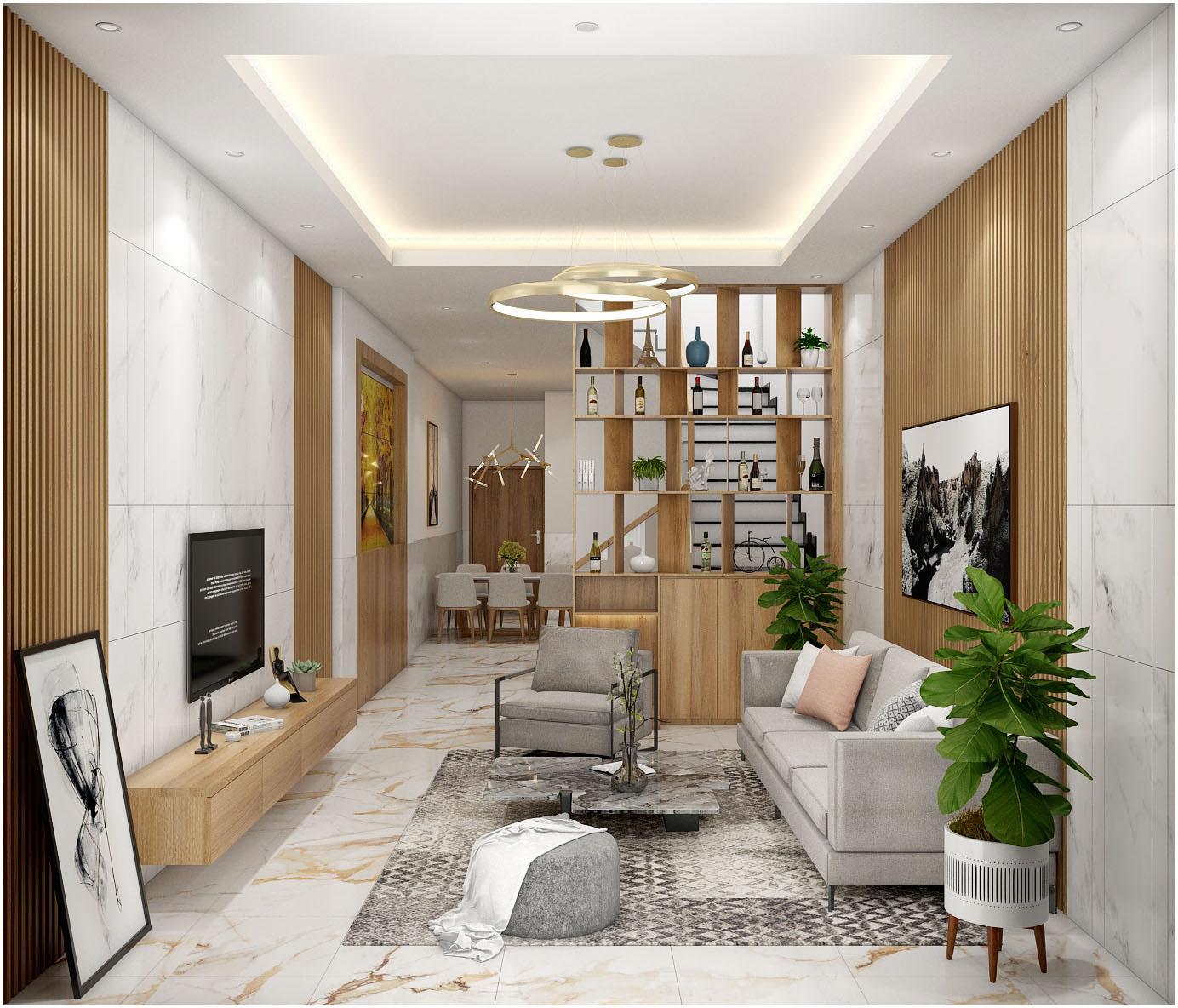 Thiết kế nội thất nhà phố