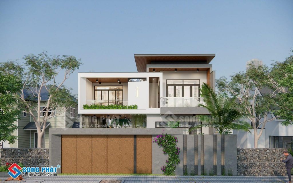 Thiết kế nhà vườn 2 tầng
