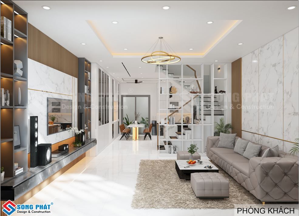 Nội thất nhà phố 3 tầng