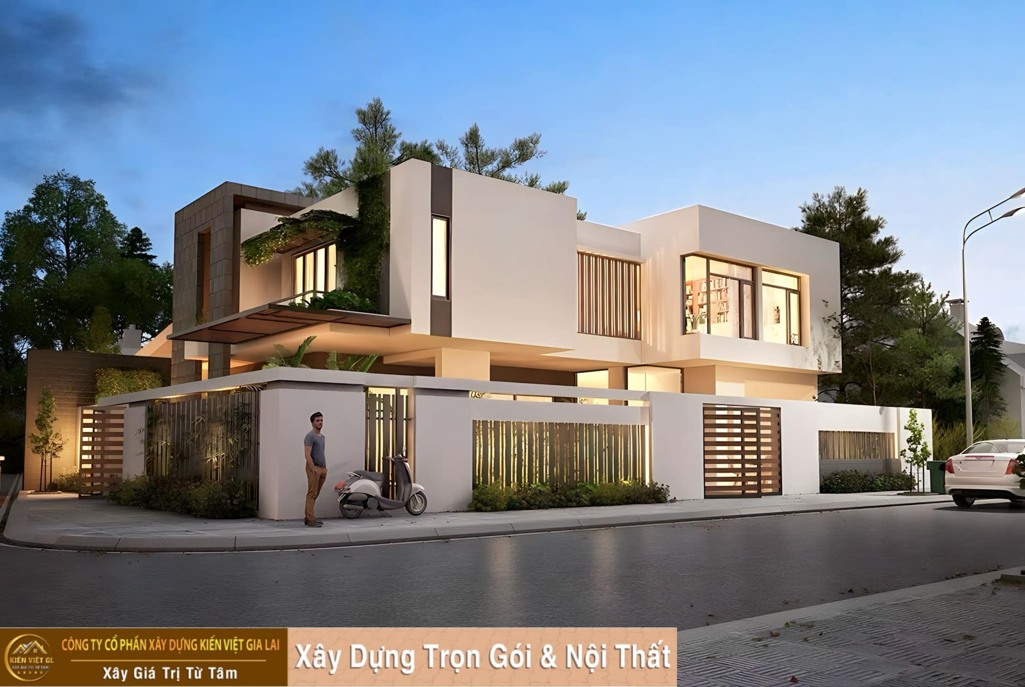 Thiết kế kiến trúc biệt thự