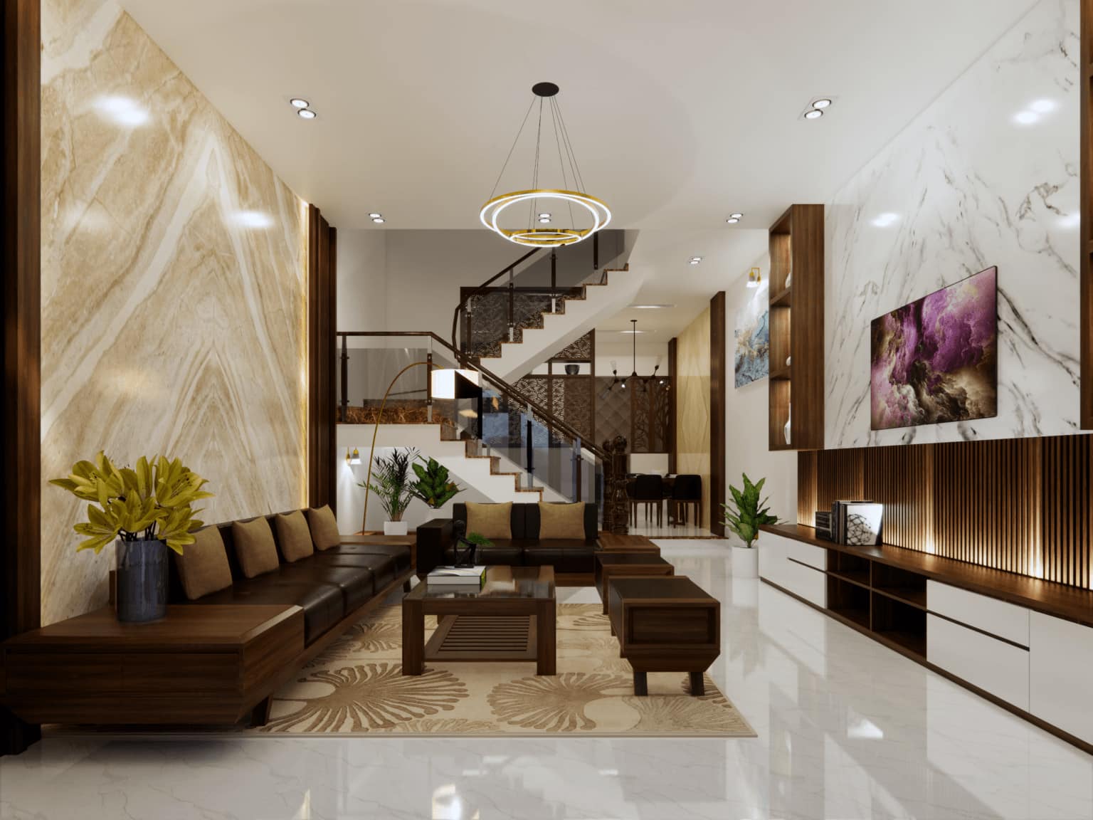 Thiết kế thi công nhà phố