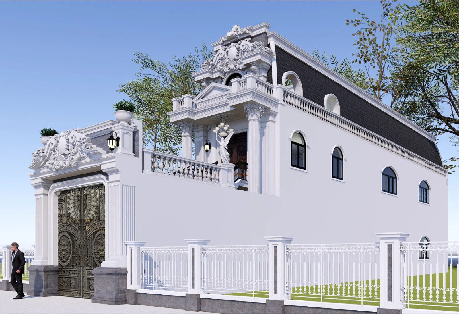 Thiết kế biệt thự tân cổ điển
