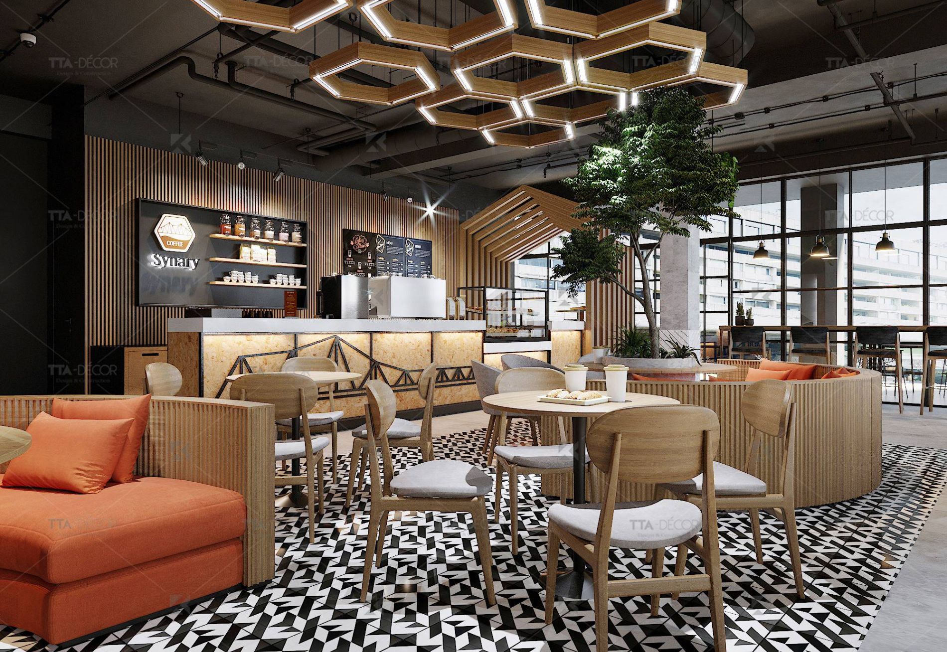 Thiết kế quán cafe