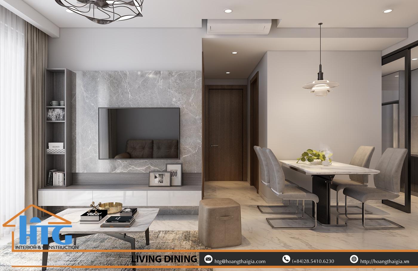Thiết kế nội thất căn hộ 