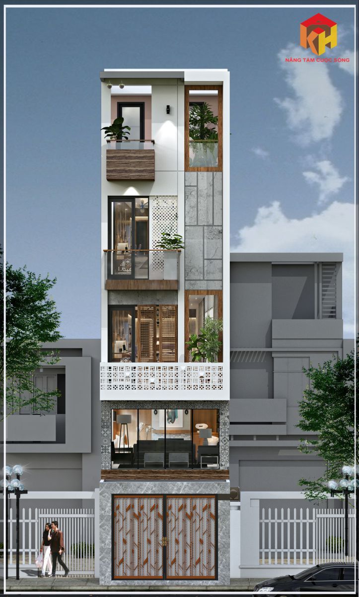 Thiết kế kiến trúc nhà phố