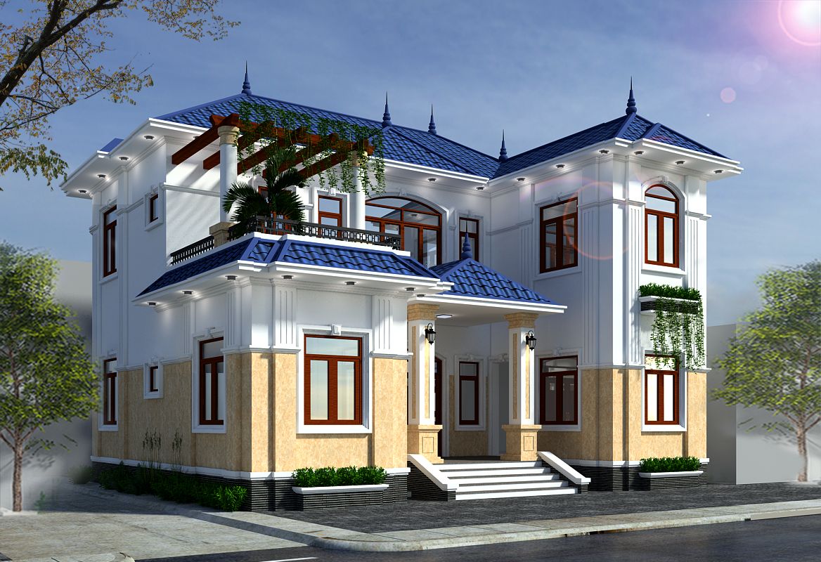 Thiết kế biệt thự mái Nhật