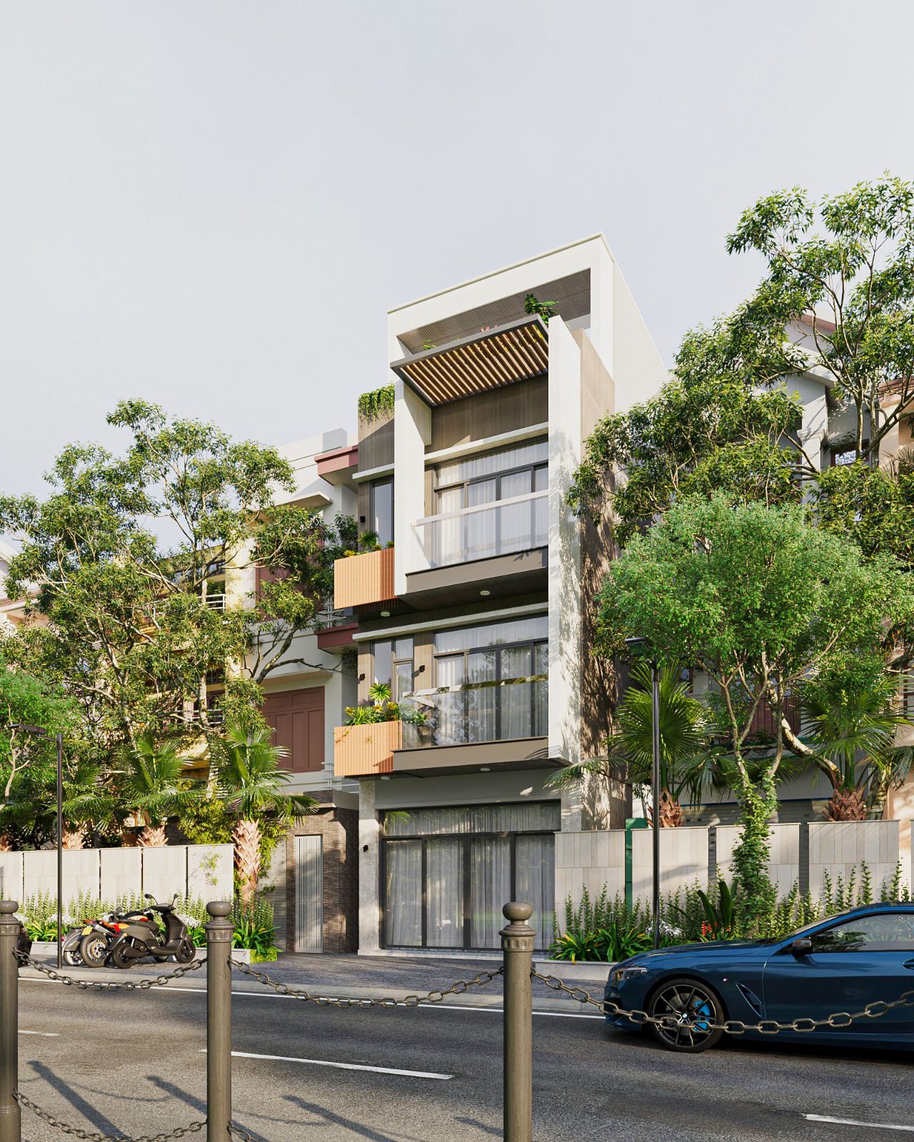 Thiết kế kiến trúc nhà phố