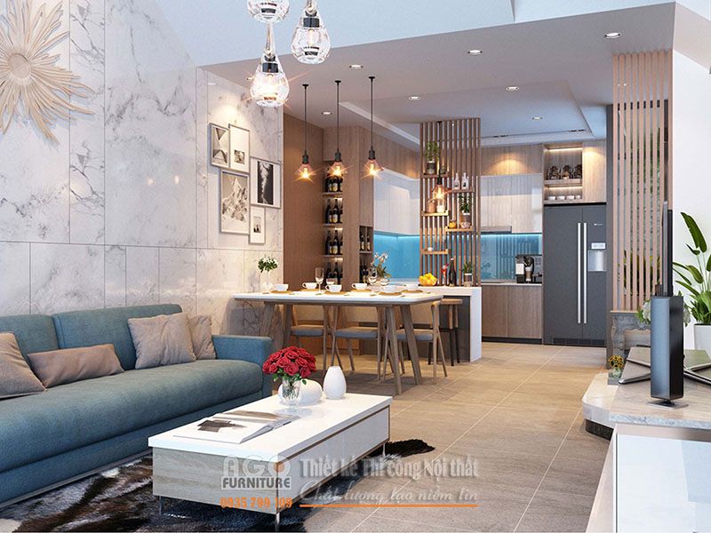 Thiết kế nội thất nhà phố 