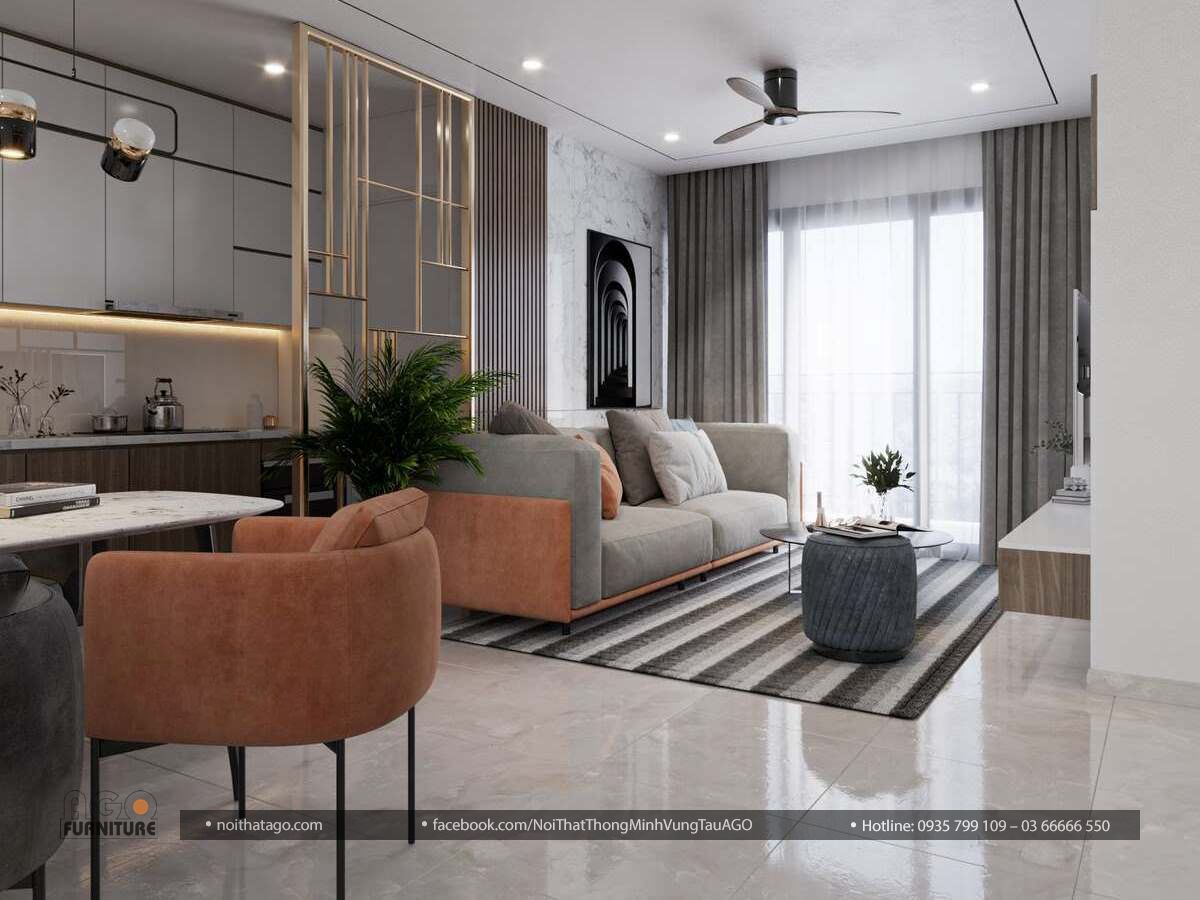 Thiết kế thi công nội thất chung cư 