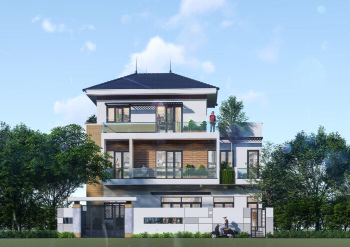 Thiết kế kiến trúc biệt thự