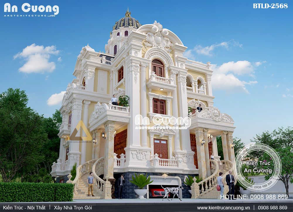 Thiết kế kiến trúc lâu đài