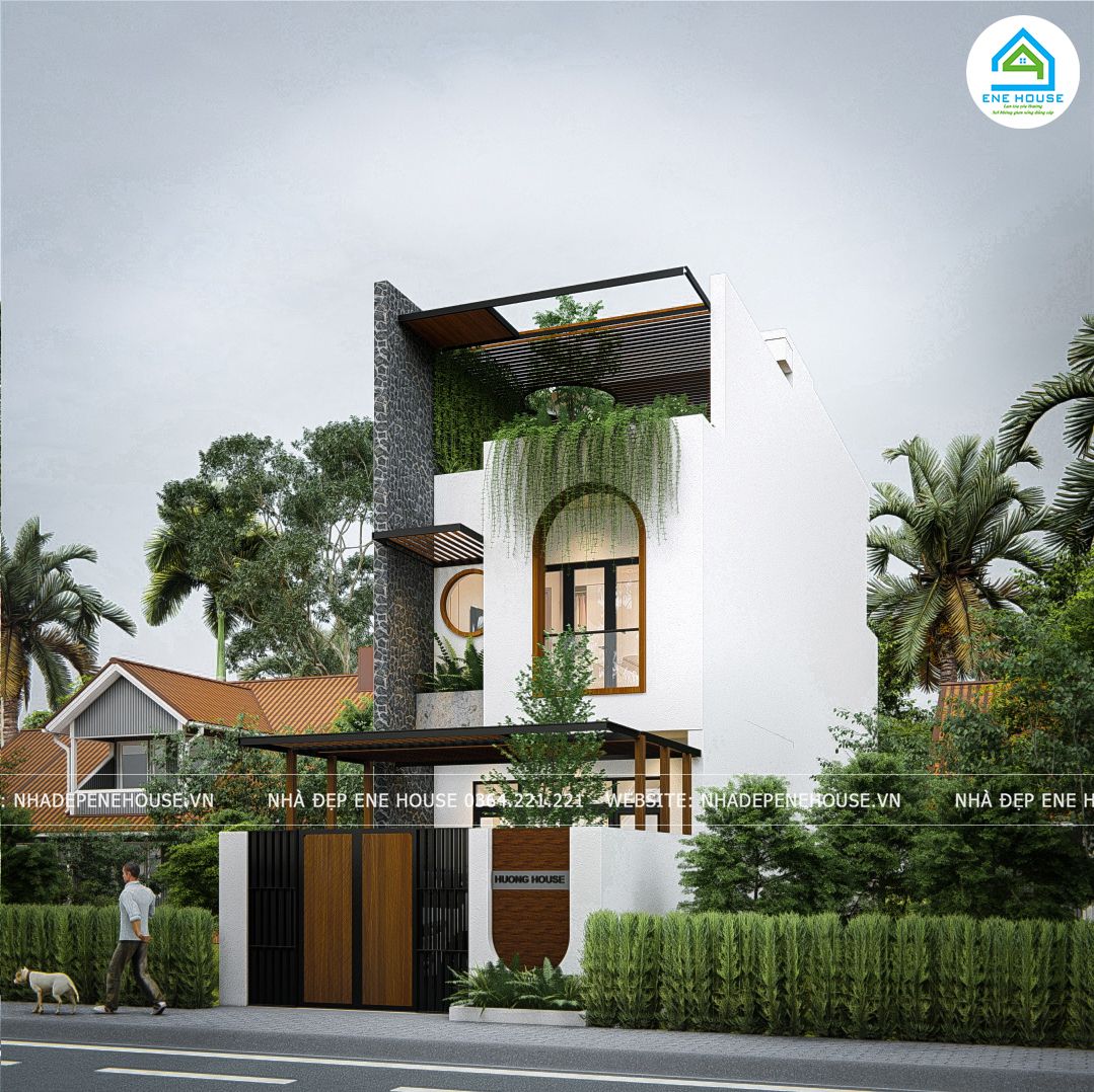 Thiết kế nhà phố 3 tầng