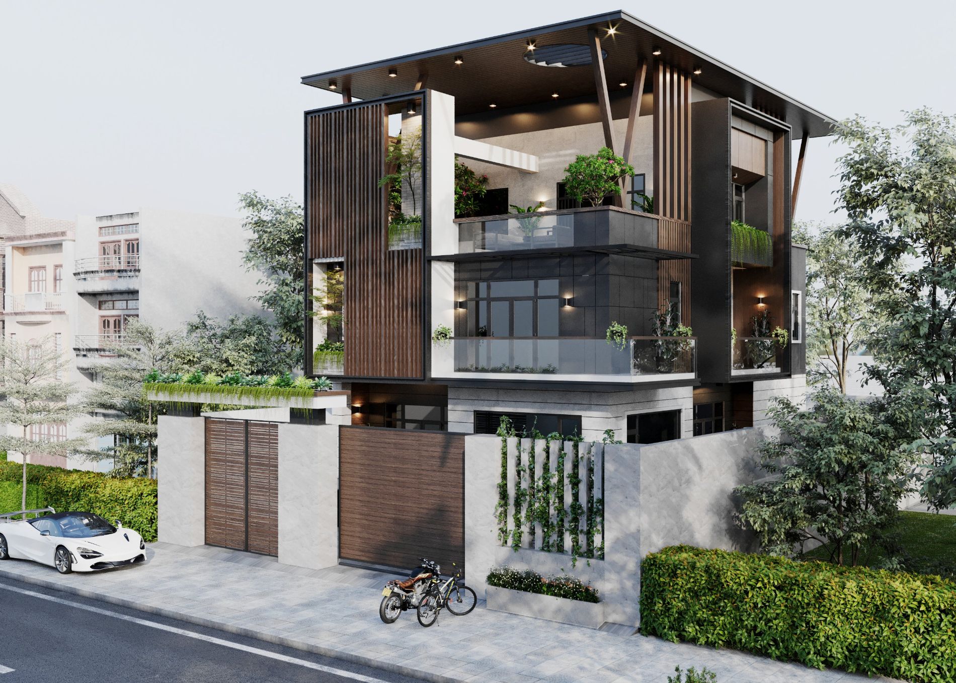 Thiết kế kiến trúc biệt thự