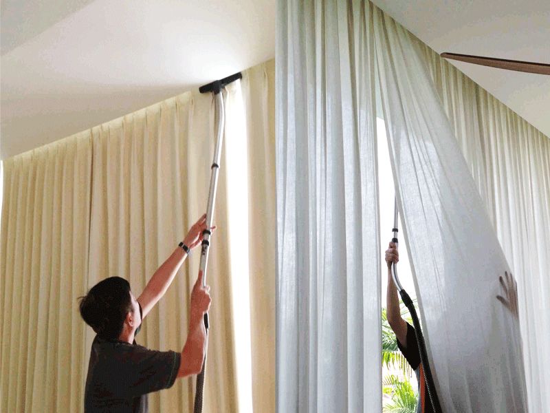 Vệ sinh rèm cửa