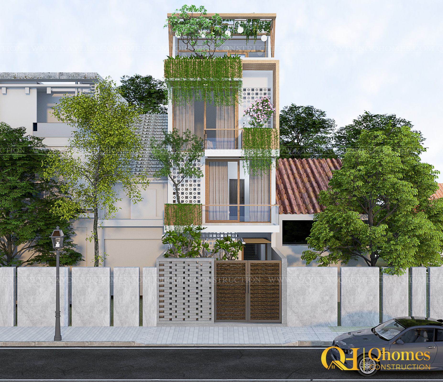 Thiết kế kiến trúc nhà phố