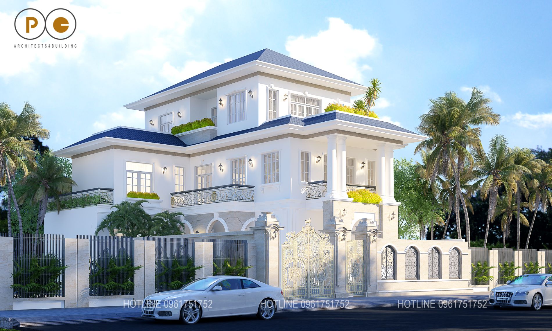 Thiết kế kiến trúc biệt thự