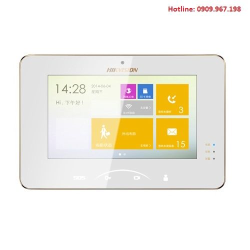 Màn Hình Chuông Cửa Căn Hộ Hikvision HIKVDM4000WT