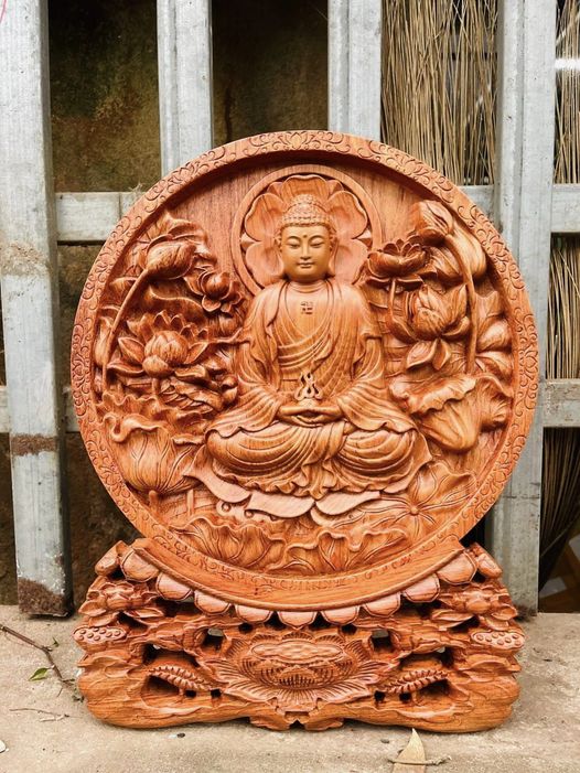  Tranh phật thiền toạ sen