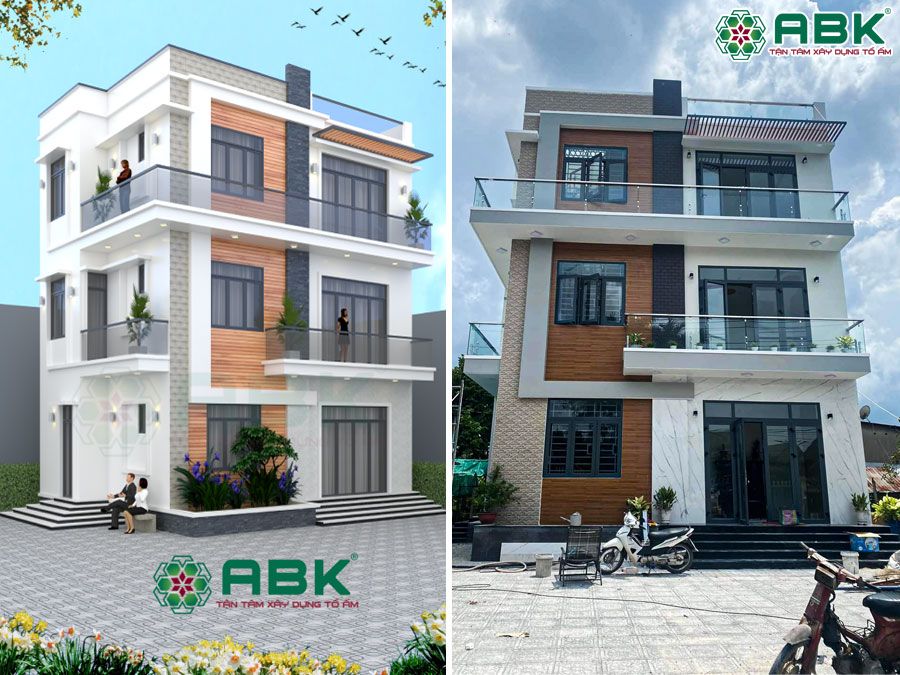 XÂY DỰNG TRỌN GÓI NHÀ PHỐ 3 TẦNG NHÀ ANH EM Ở BÌNH DƯƠNG